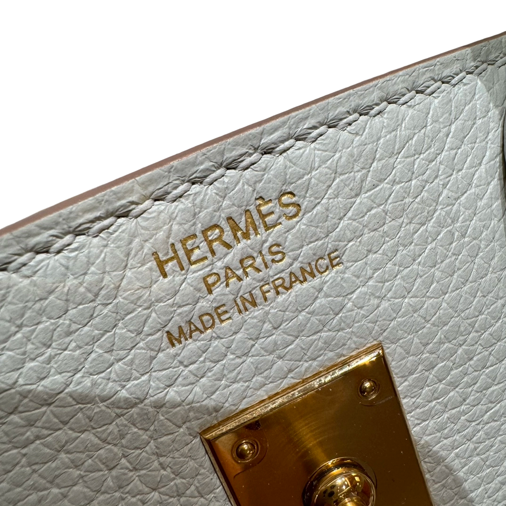 Birkin  Togo – Glacier White | Gold-Plated