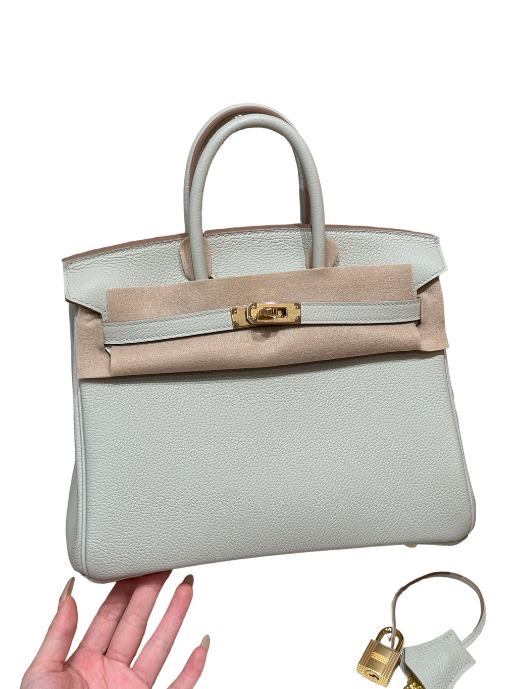 Birkin  Togo – Glacier White | Gold-Plated