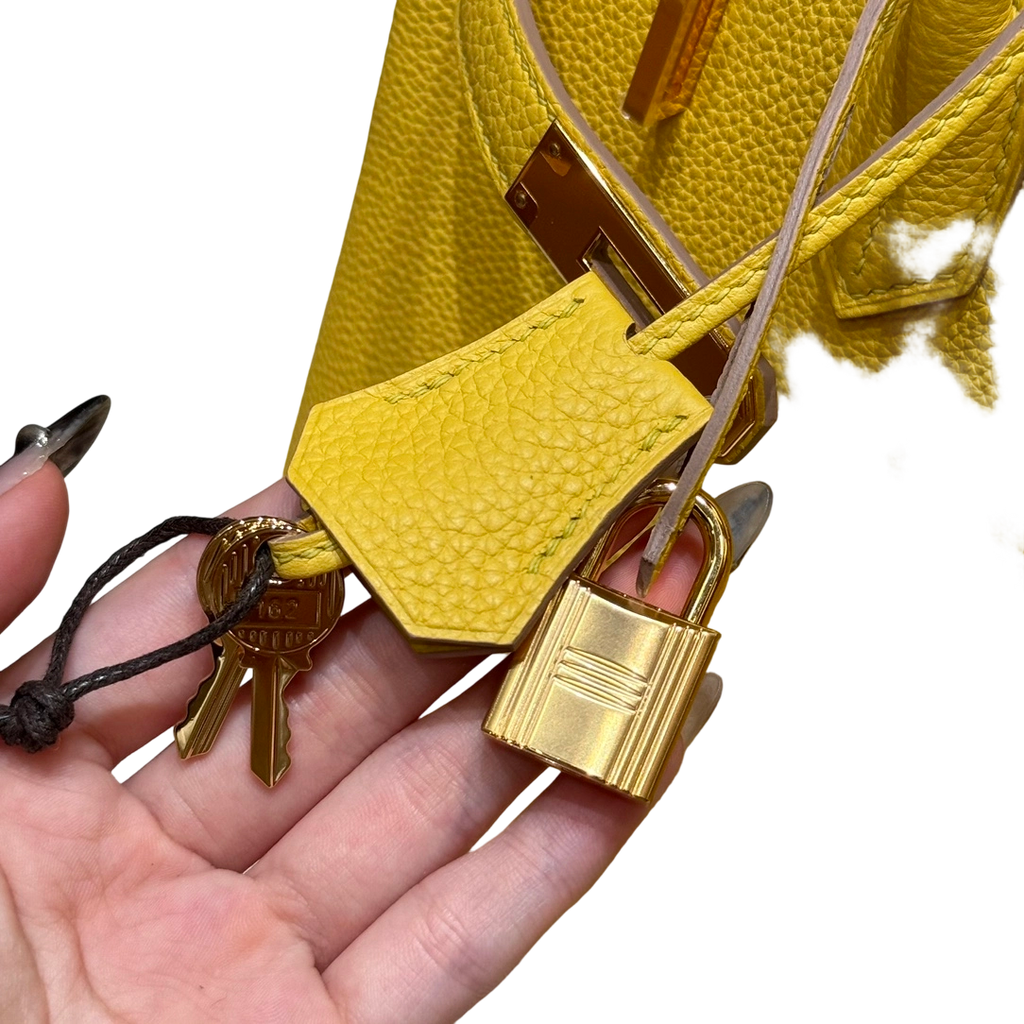 Birkin  Togo – Lemon Yellow | Gold-Plated