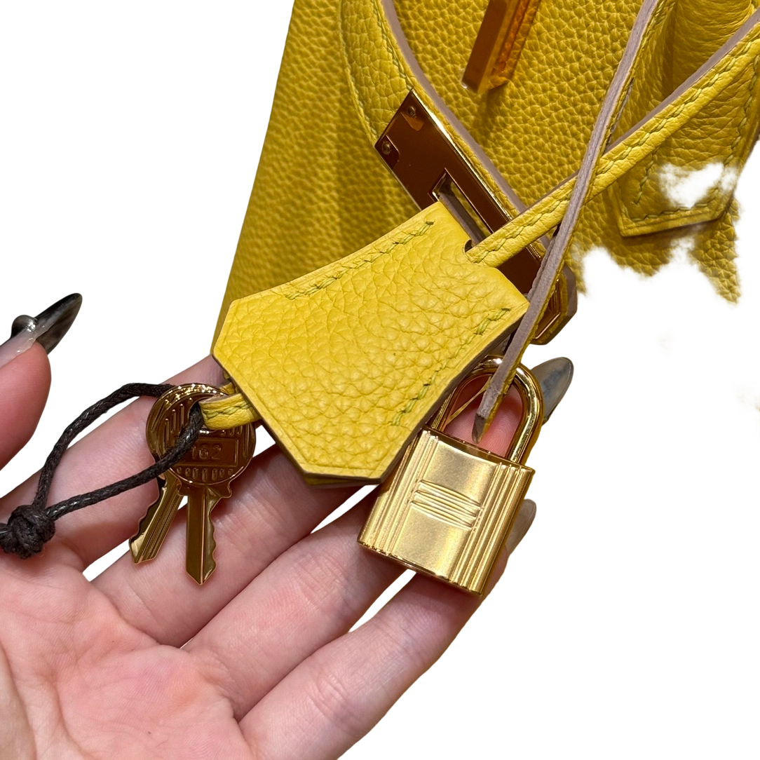 Birkin  Togo – Lemon Yellow | Gold-Plated