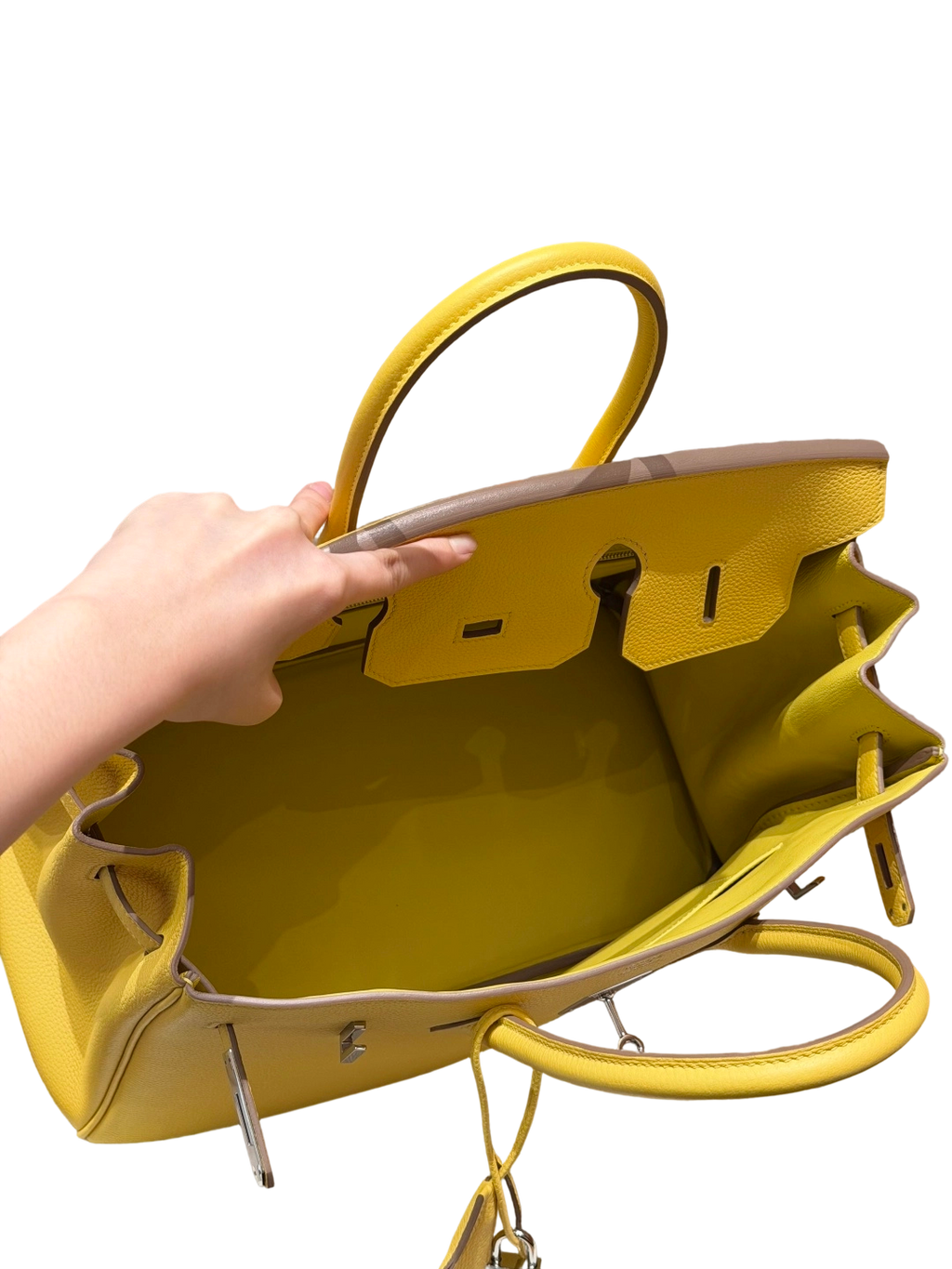 Birkin  Togo – Lemon Yellow | Palladium
