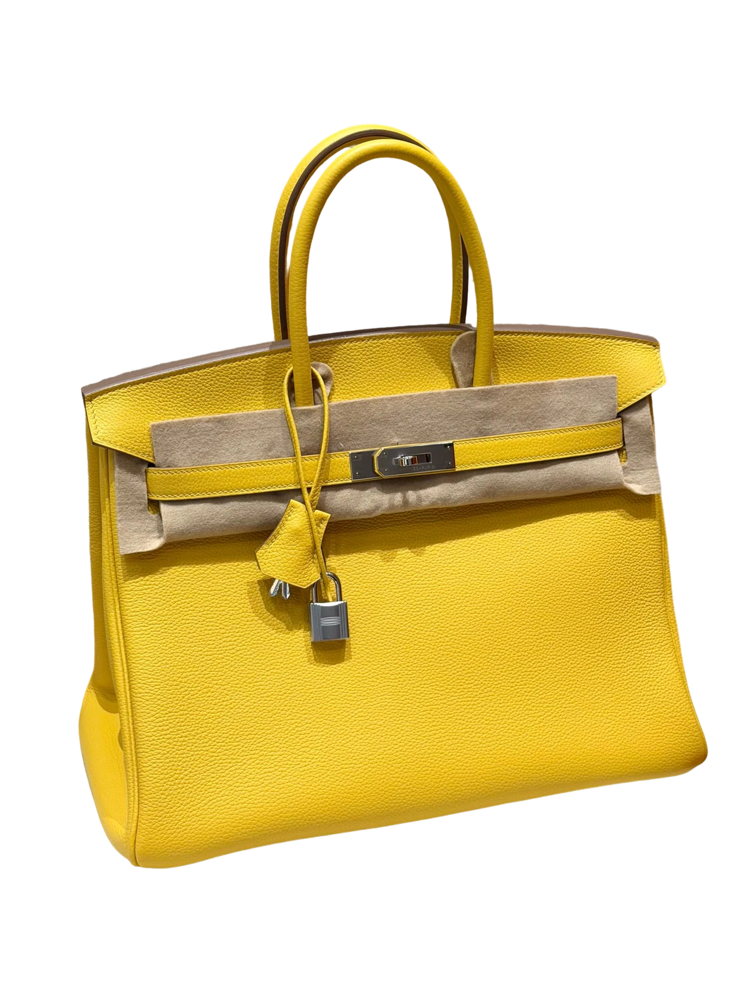 Birkin  Togo – Lemon Yellow | Palladium