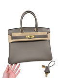 Birkin  Togo  – Asphalt Grey | Gold-Plated