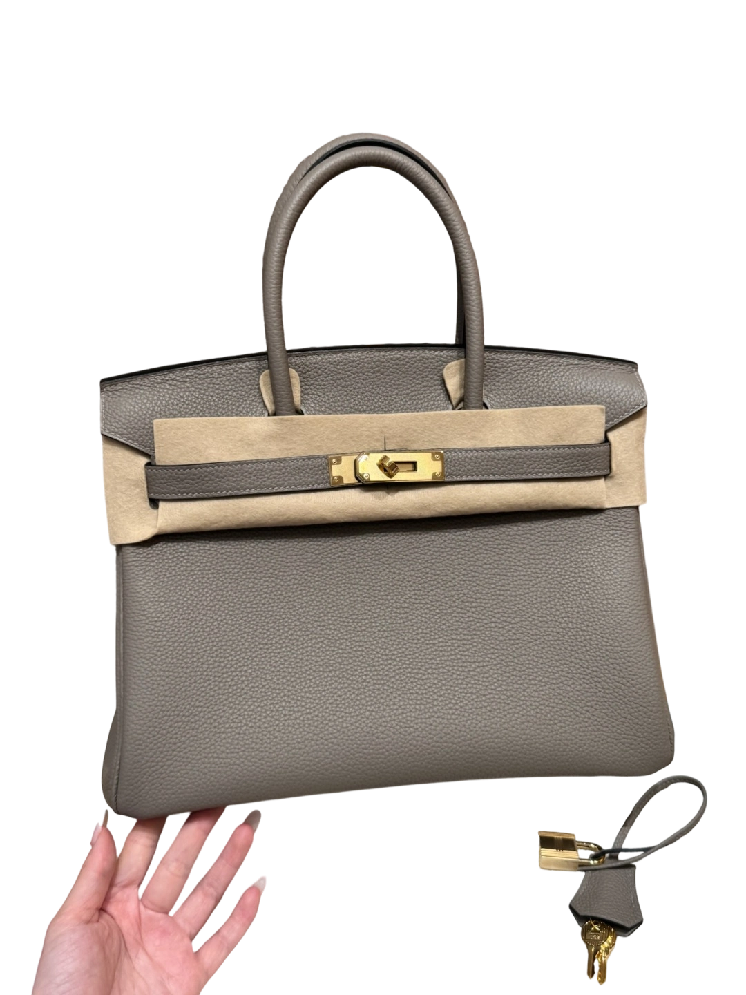 Birkin  Togo  – Asphalt Grey | Gold-Plated