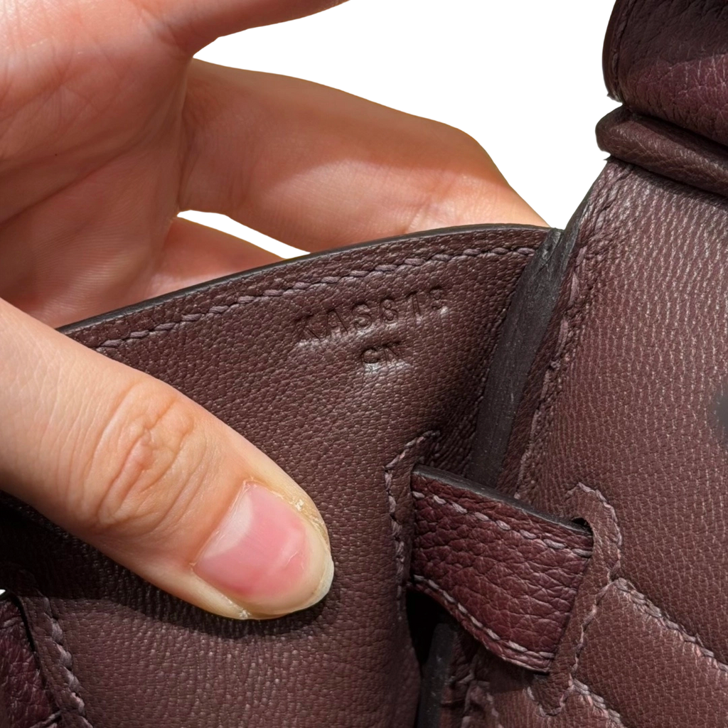 Birkin  Togo – Saddle Red | Palladium