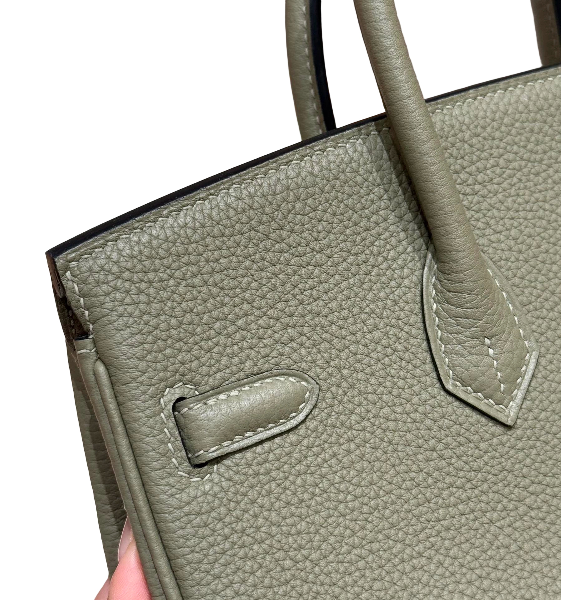 Birkin  Togo – Sage Green | Palladium