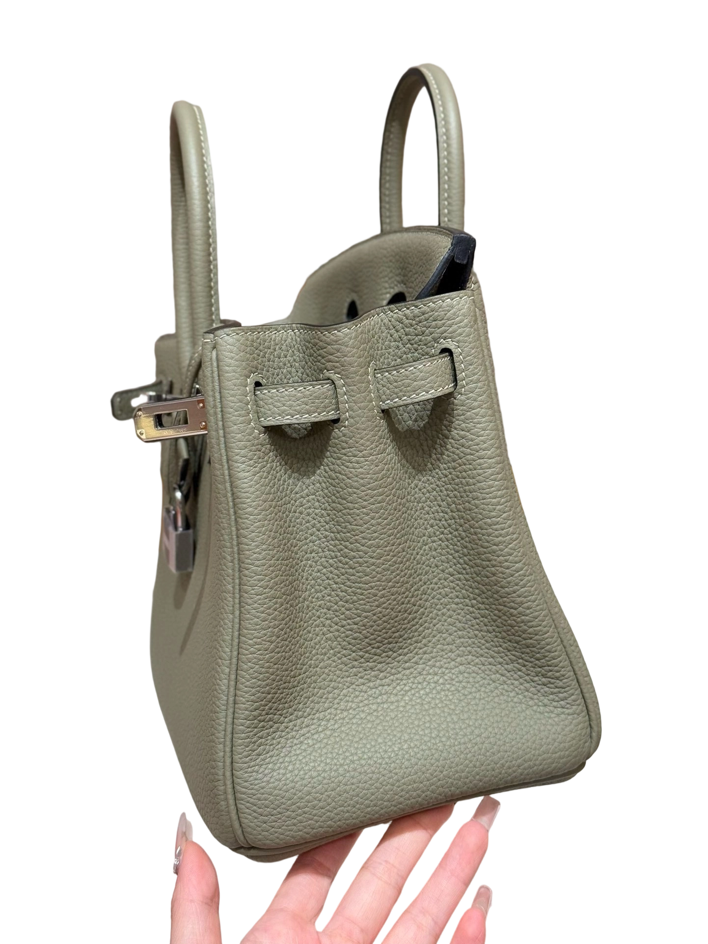 Birkin  Togo – Sage Green | Palladium