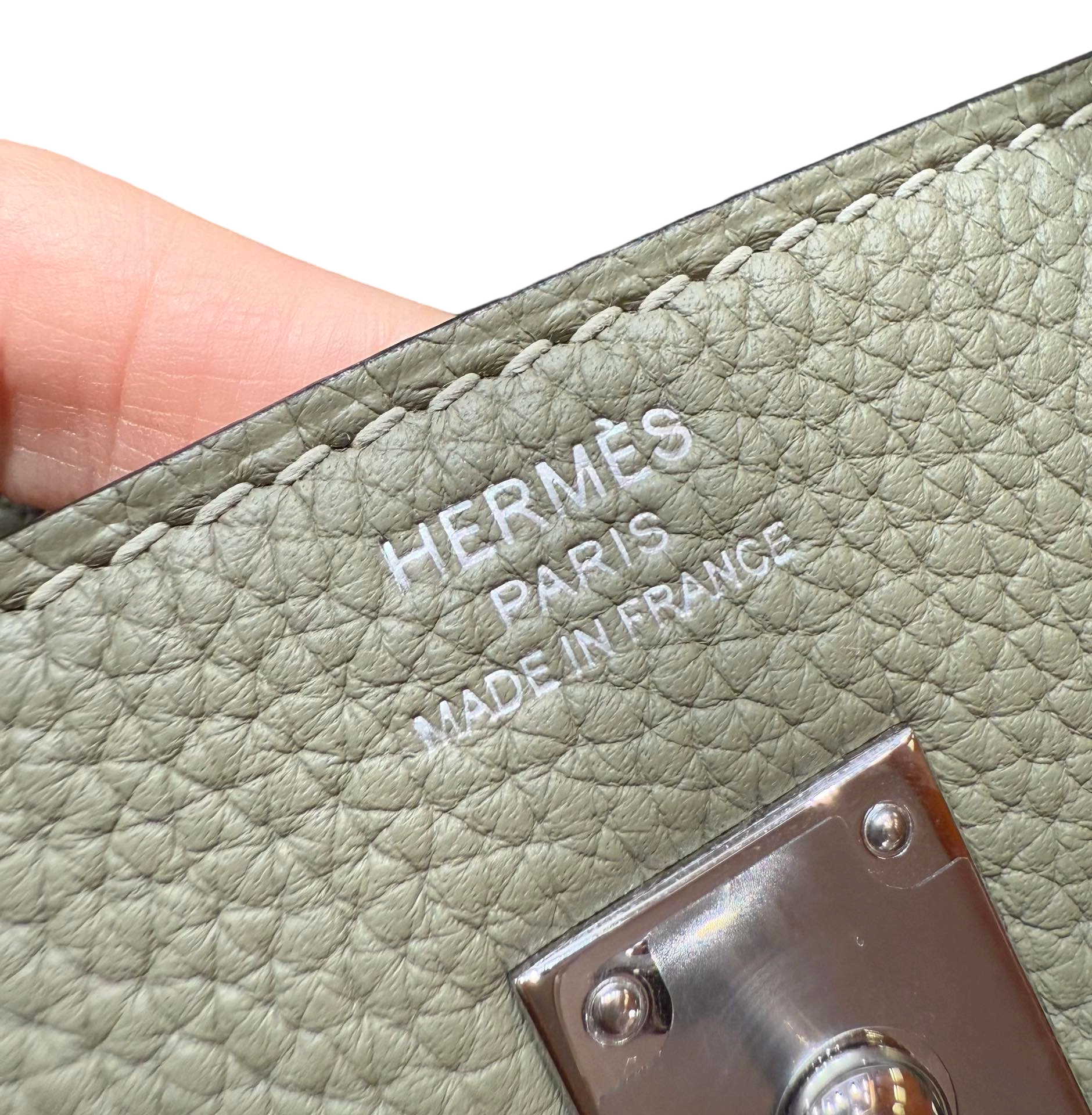 Birkin  Togo – Sage Green | Palladium