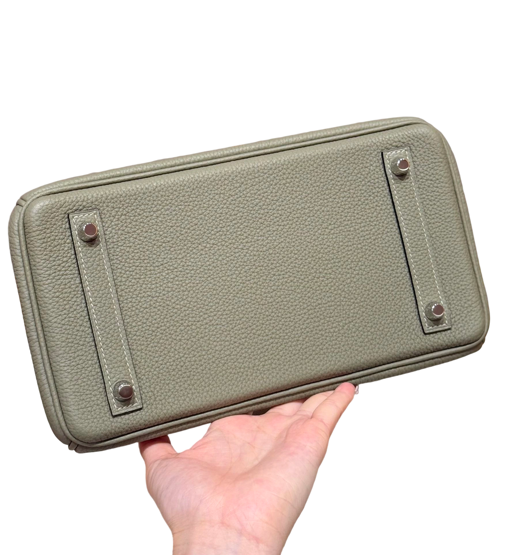 Birkin  Togo – Sage Green | Palladium