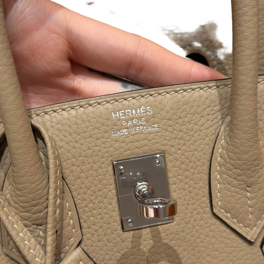 Birkin  Togo – Trench Grey | Palladium