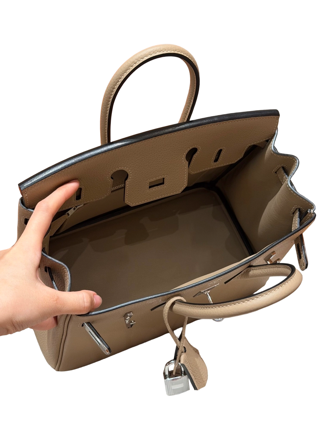 Birkin  Togo – Trench Grey | Palladium