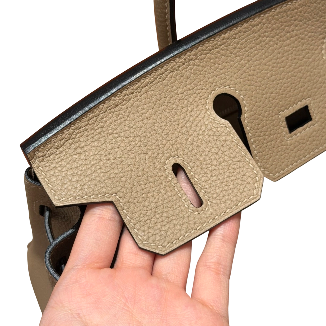 Birkin  Togo – Trench Grey | Palladium