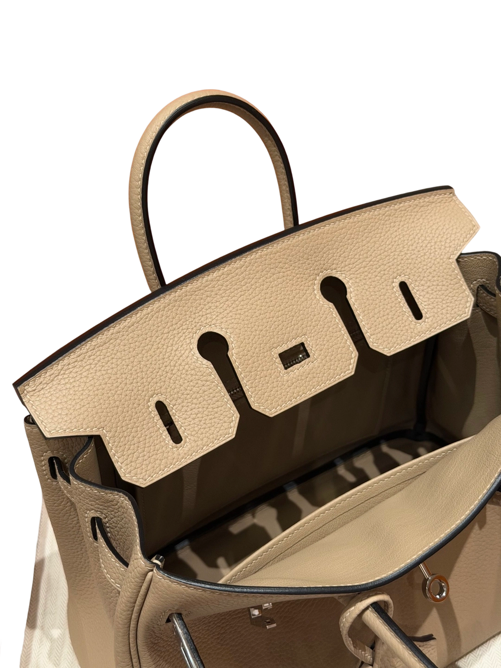 Birkin  Togo – Trench Grey | Palladium