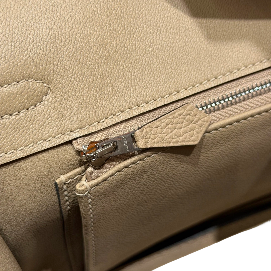Birkin  Togo – Trench Grey | Palladium