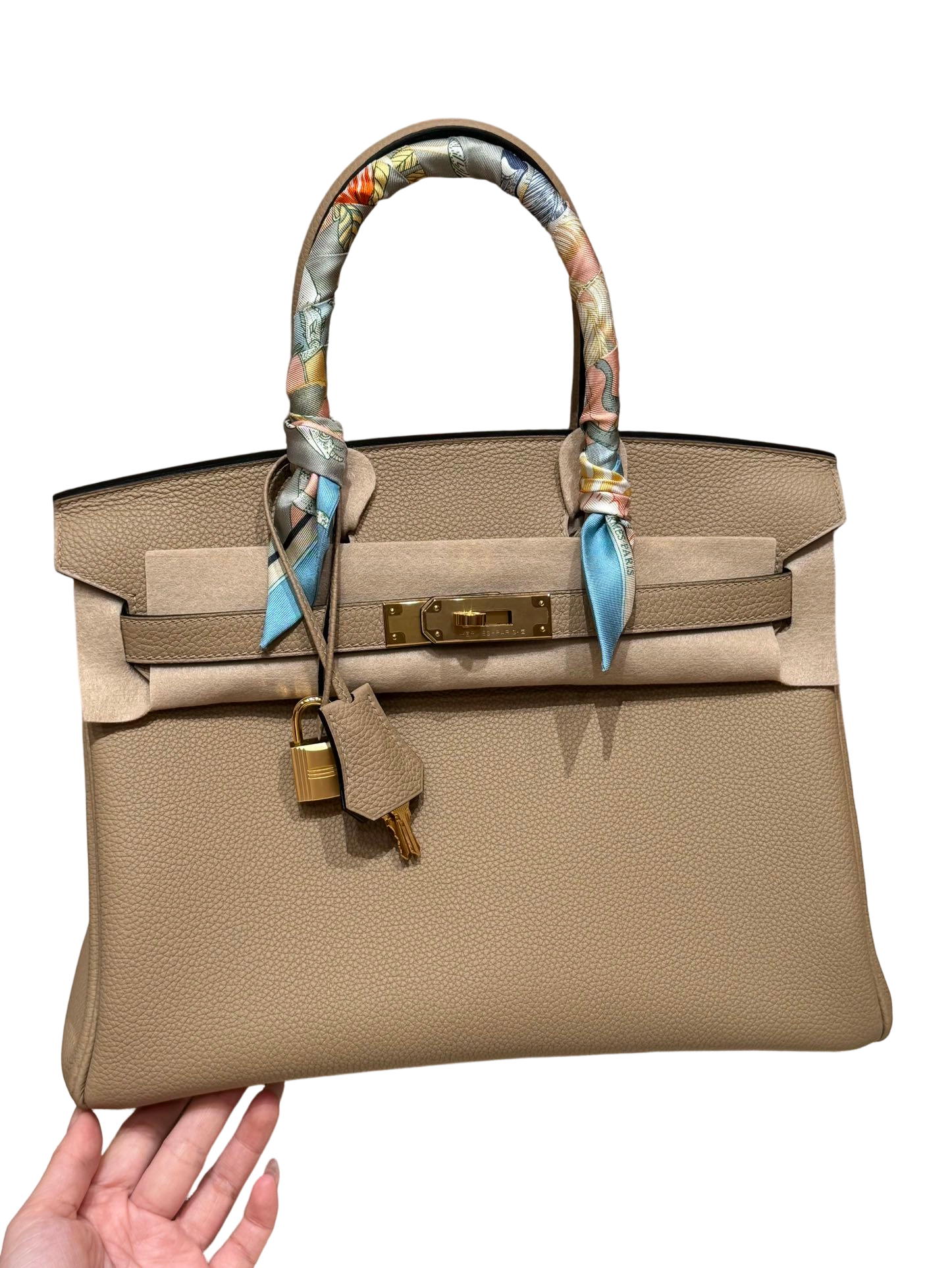 Birkin  Togo – Trench Grey | Gold-Plated