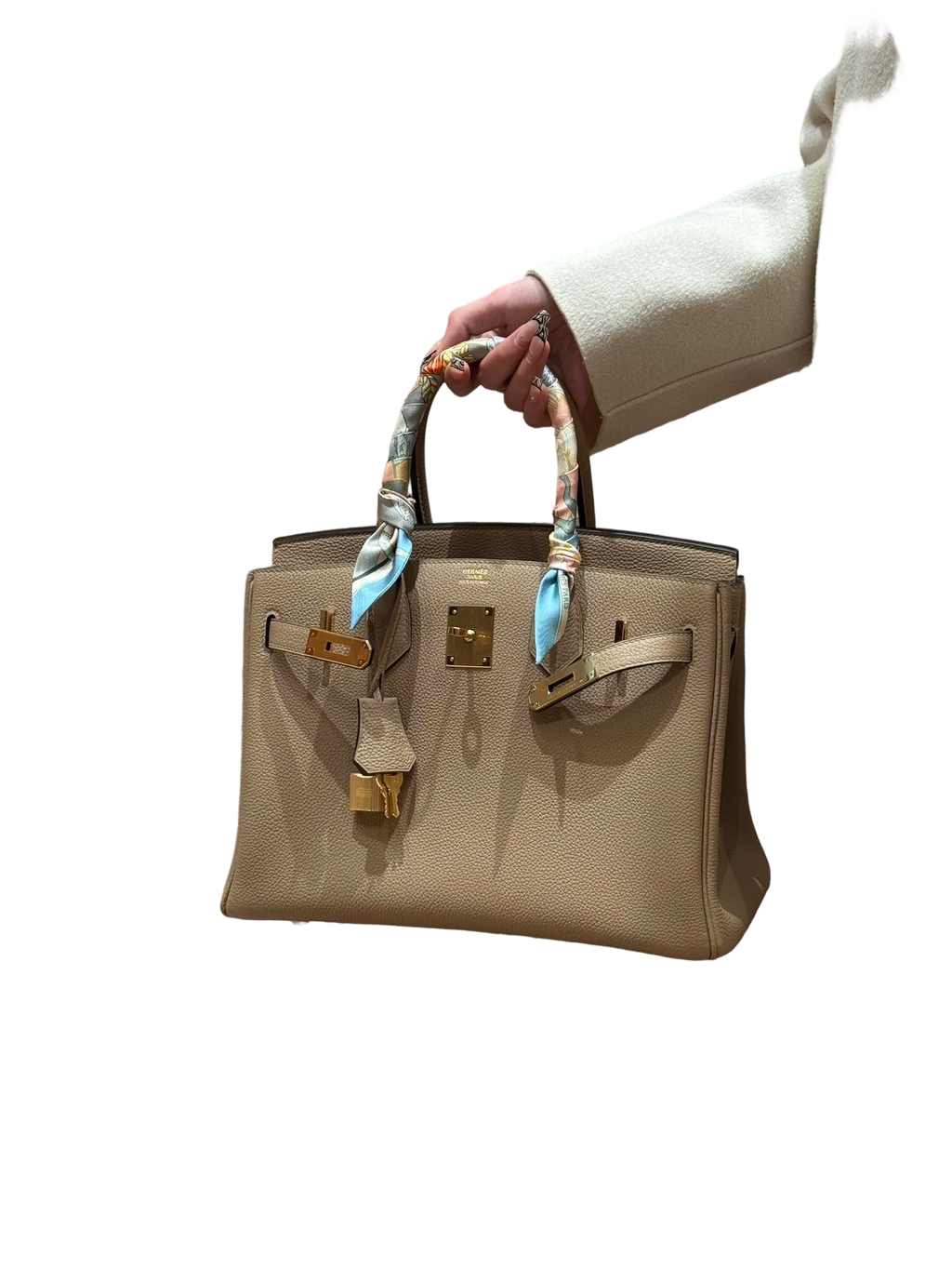 Birkin  Togo – Trench Grey | Gold-Plated