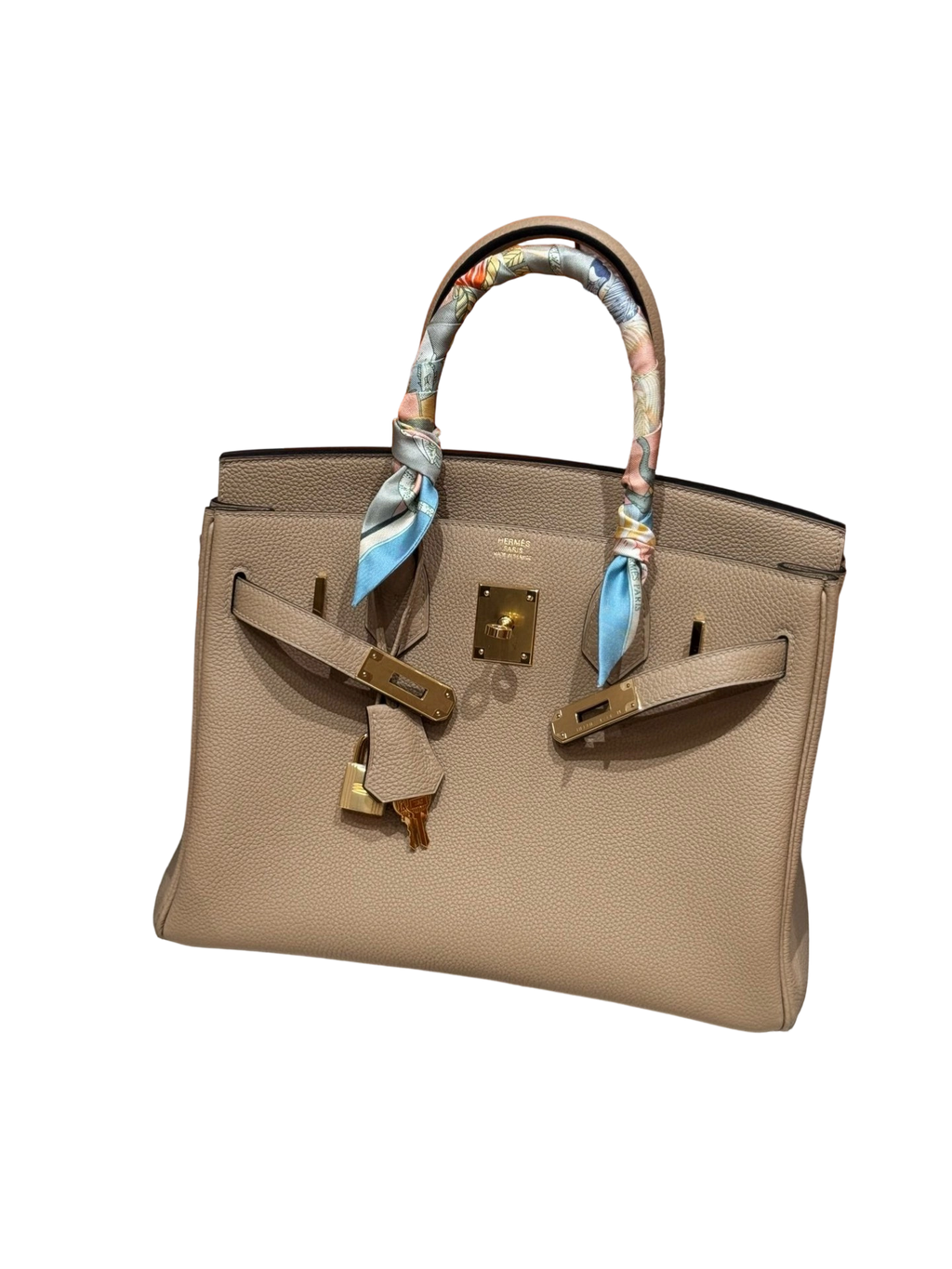 Birkin  Togo – Trench Grey | Gold-Plated