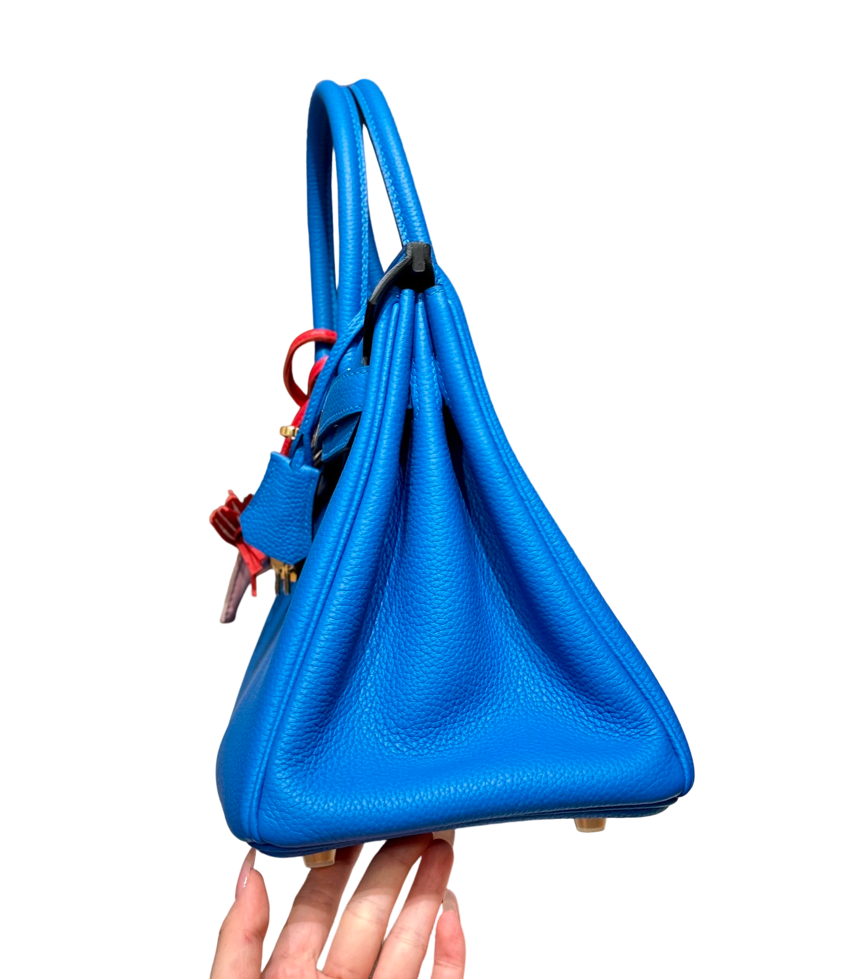 Birkin  Togo – Bleu Zanzibar | Gold-Plated