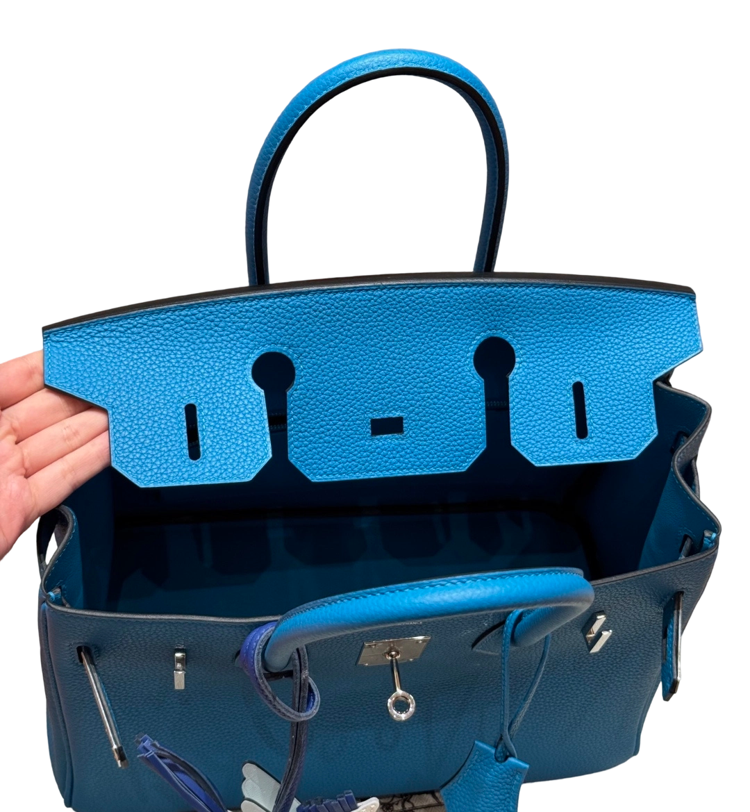 Birkin  Togo – Bleu Zanzibar | Palladium