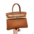 Birkin  Togo – Gold Brown | Palladium