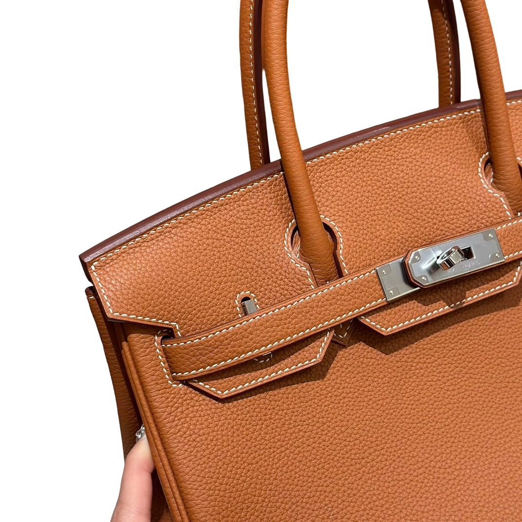 Birkin  Togo – Gold Brown | Palladium