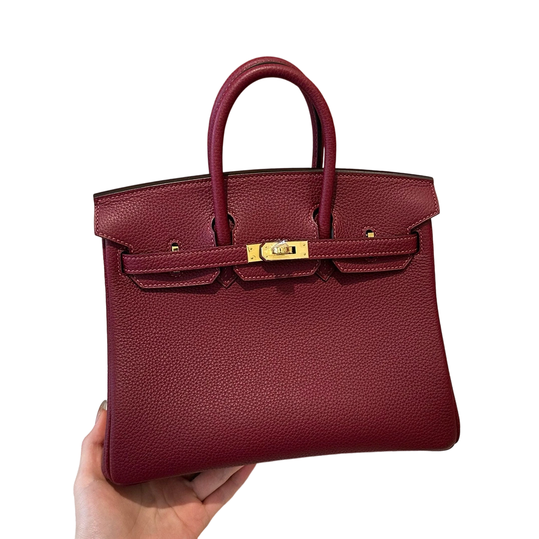 Birkin  Togo – Bordeaux Red | Gold-Plated