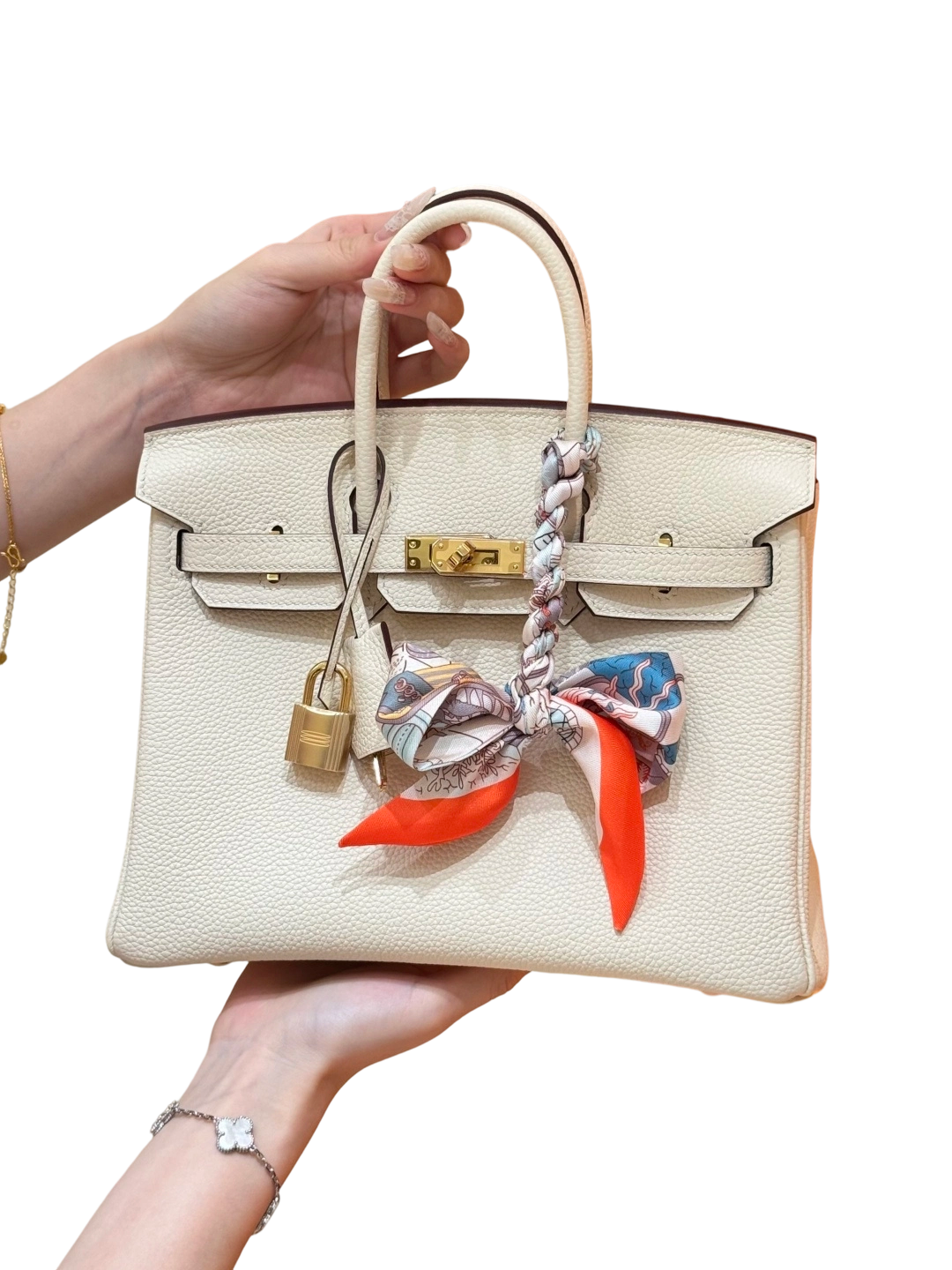 Birkin  Togo – Cream White | Gold-Plated
