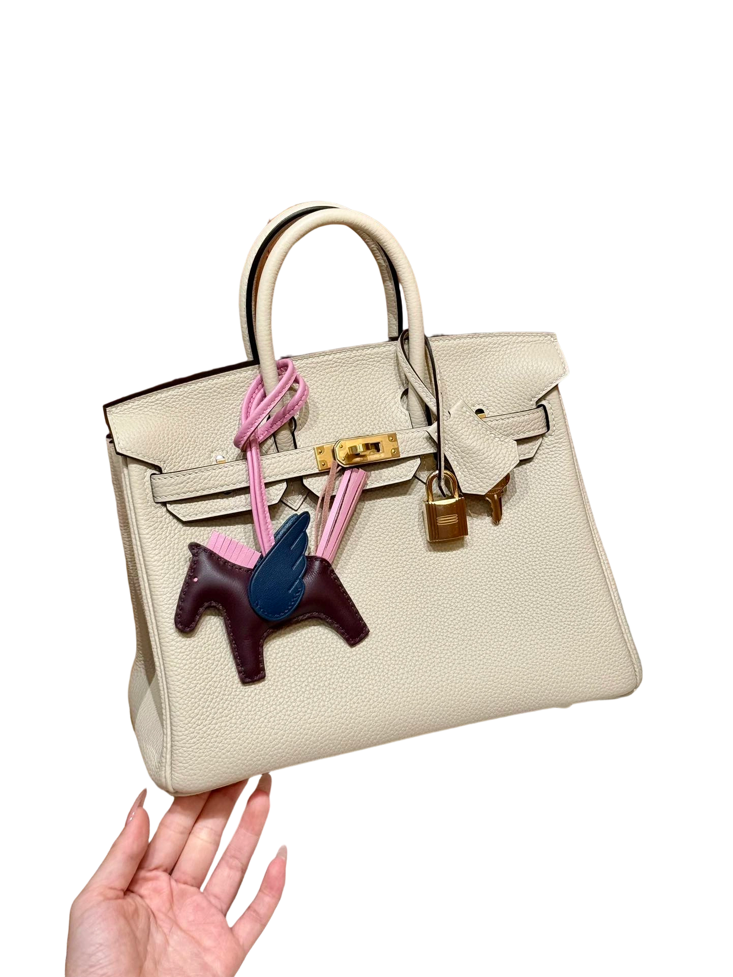 Birkin  Togo – Cream White | Gold-Plated