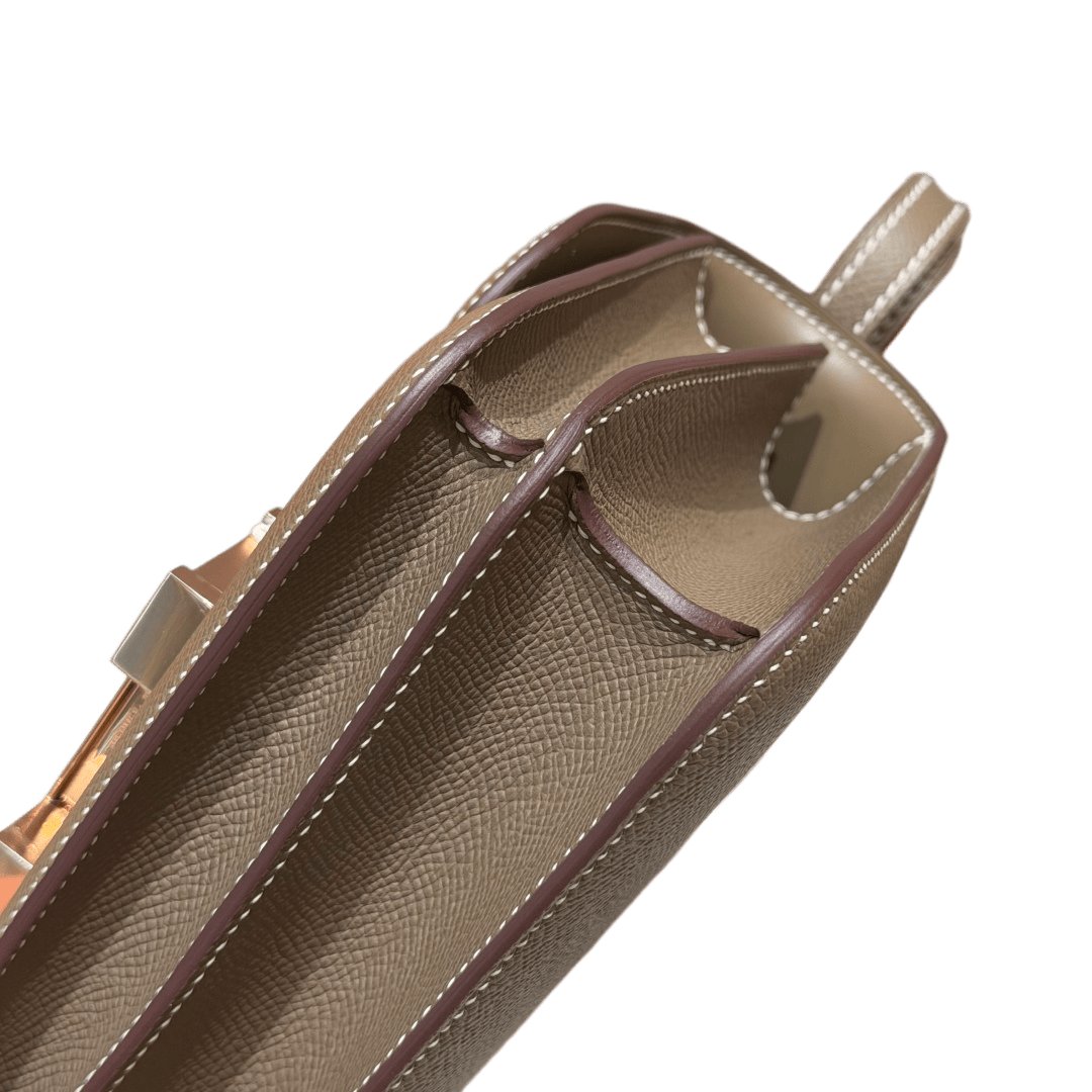 Constance  Epsom – Etoupe | Gold-Plated