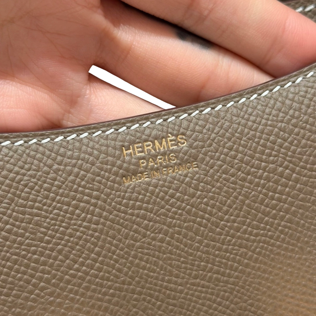 Constance  Epsom – Etoupe | Gold-Plated