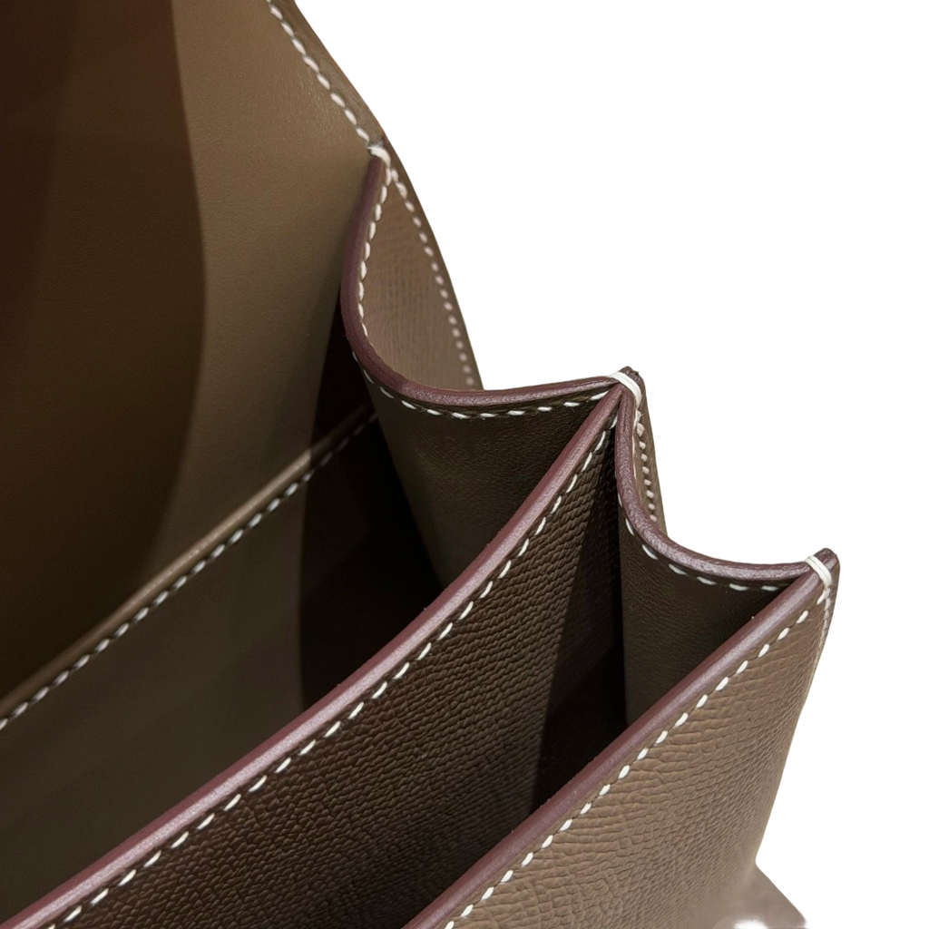 Constance  Epsom – Etoupe | Gold-Plated