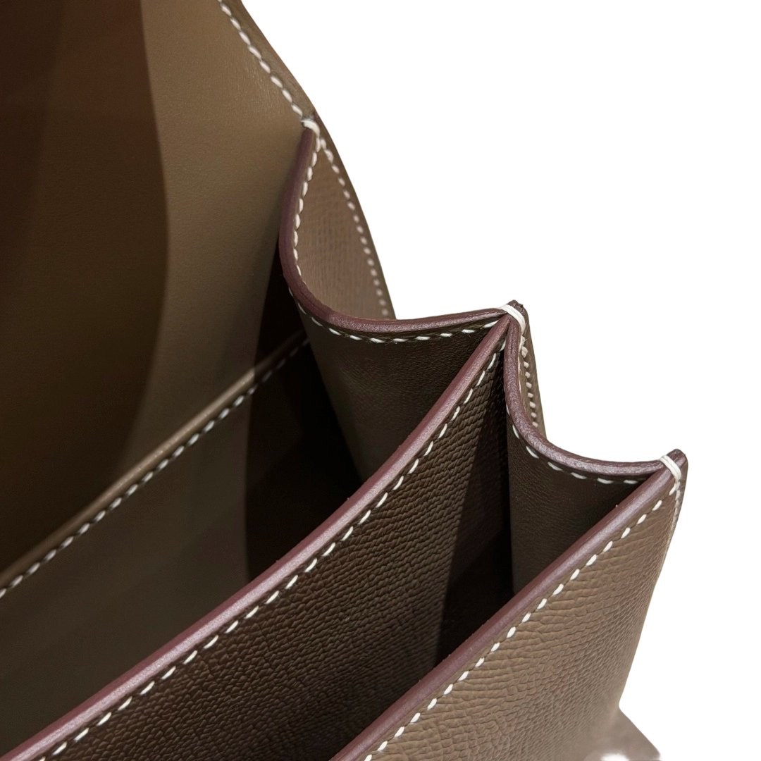 Constance  Epsom – Etoupe | Gold-Plated