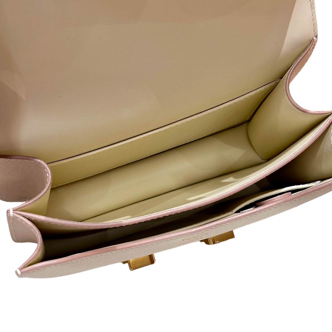 Constance  Epsom – Craie| Gold-Plated