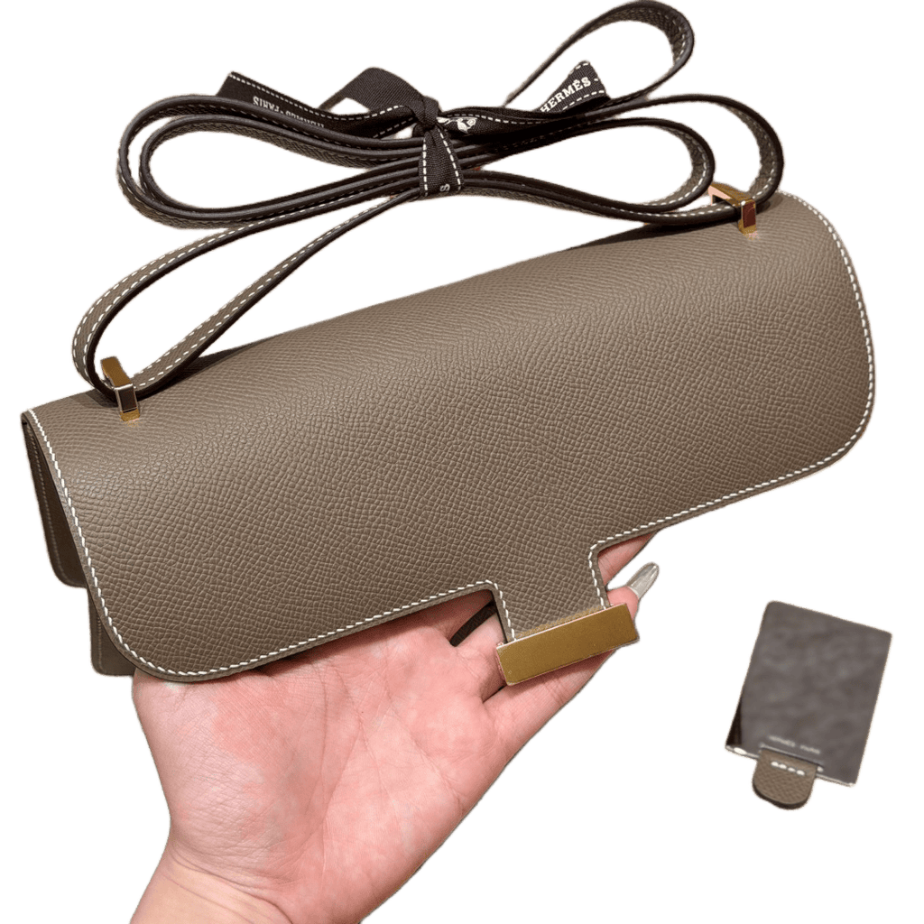 Constance  Epsom – Etoupe | Gold-Plated