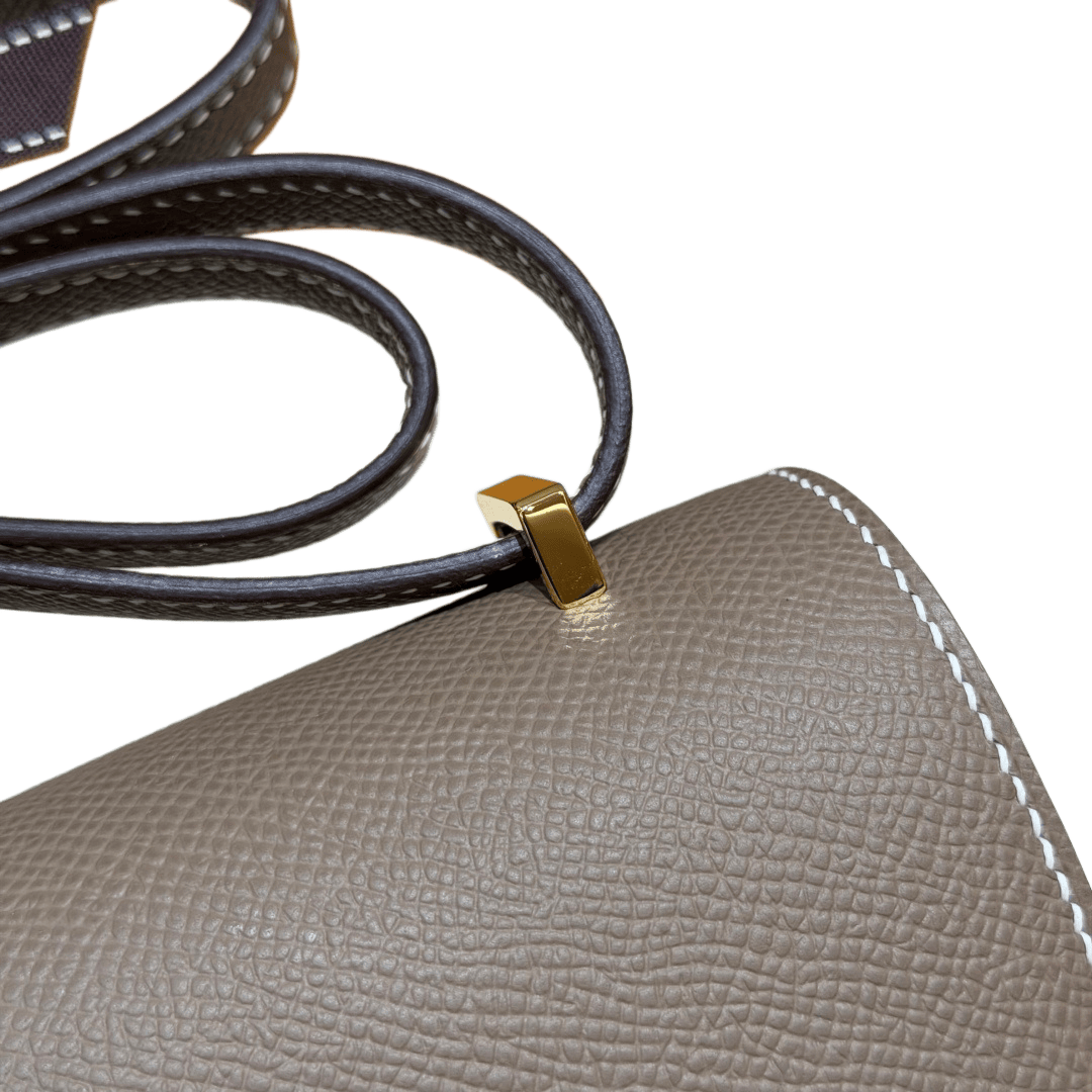 Constance  Epsom – Etoupe | Gold-Plated
