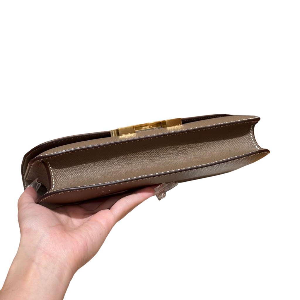 Constance  Epsom  – Etoupe | Gold-Plated