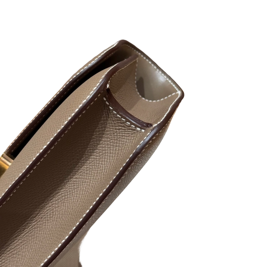 Constance  Epsom  – Etoupe | Gold-Plated