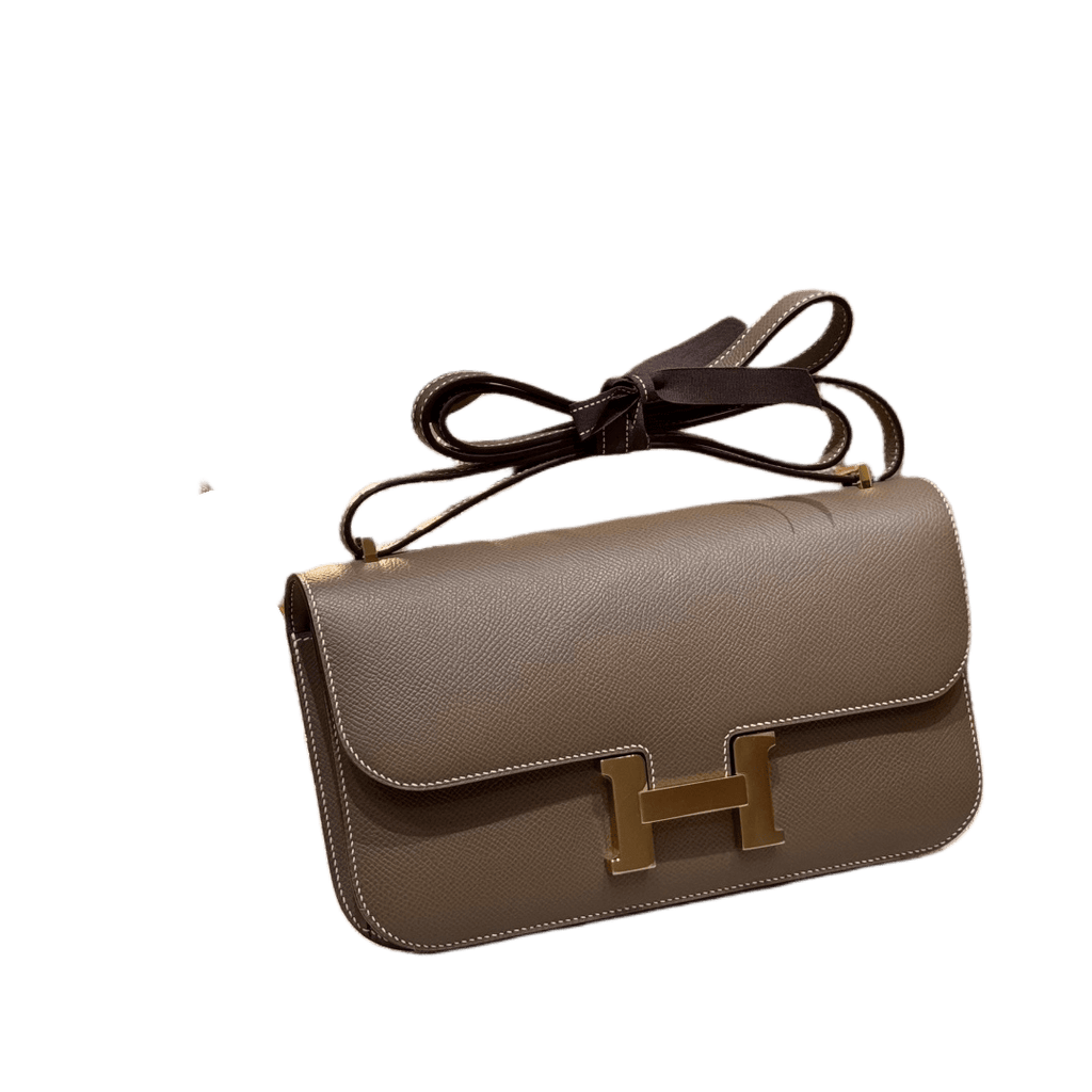Constance  Epsom  – Etoupe | Gold-Plated