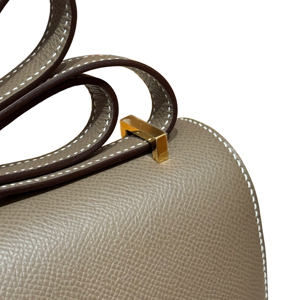 Constance  Epsom  – Etoupe | Gold-Plated