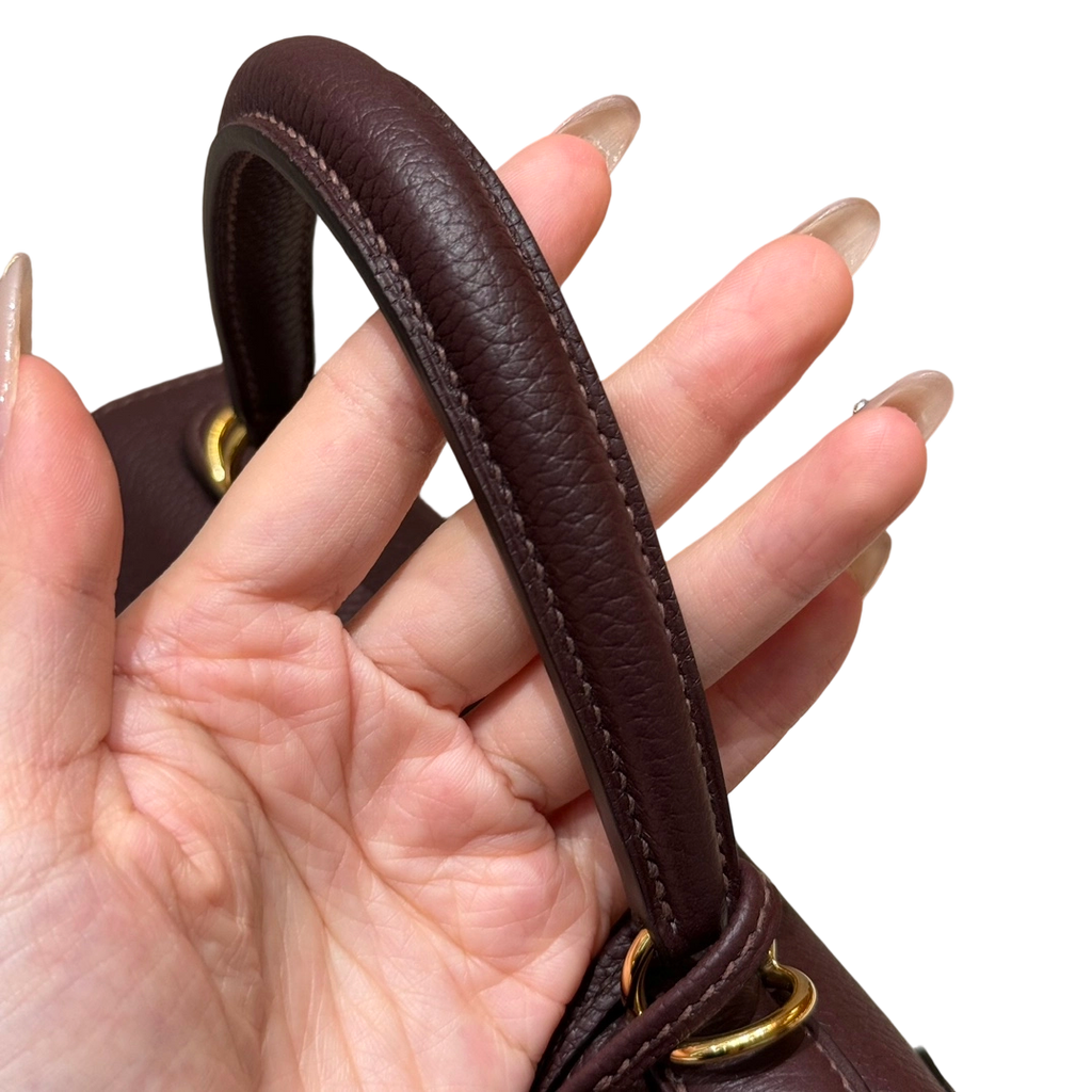 Kelly  Togo – Saddle Red | Gold-Plated