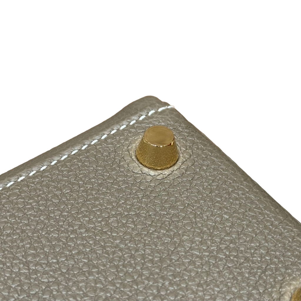 Kelly  Togo – Elephant Grey | Gold-Plated
