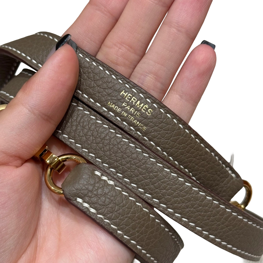 Kelly  Togo – Elephant Grey | Gold-Plated