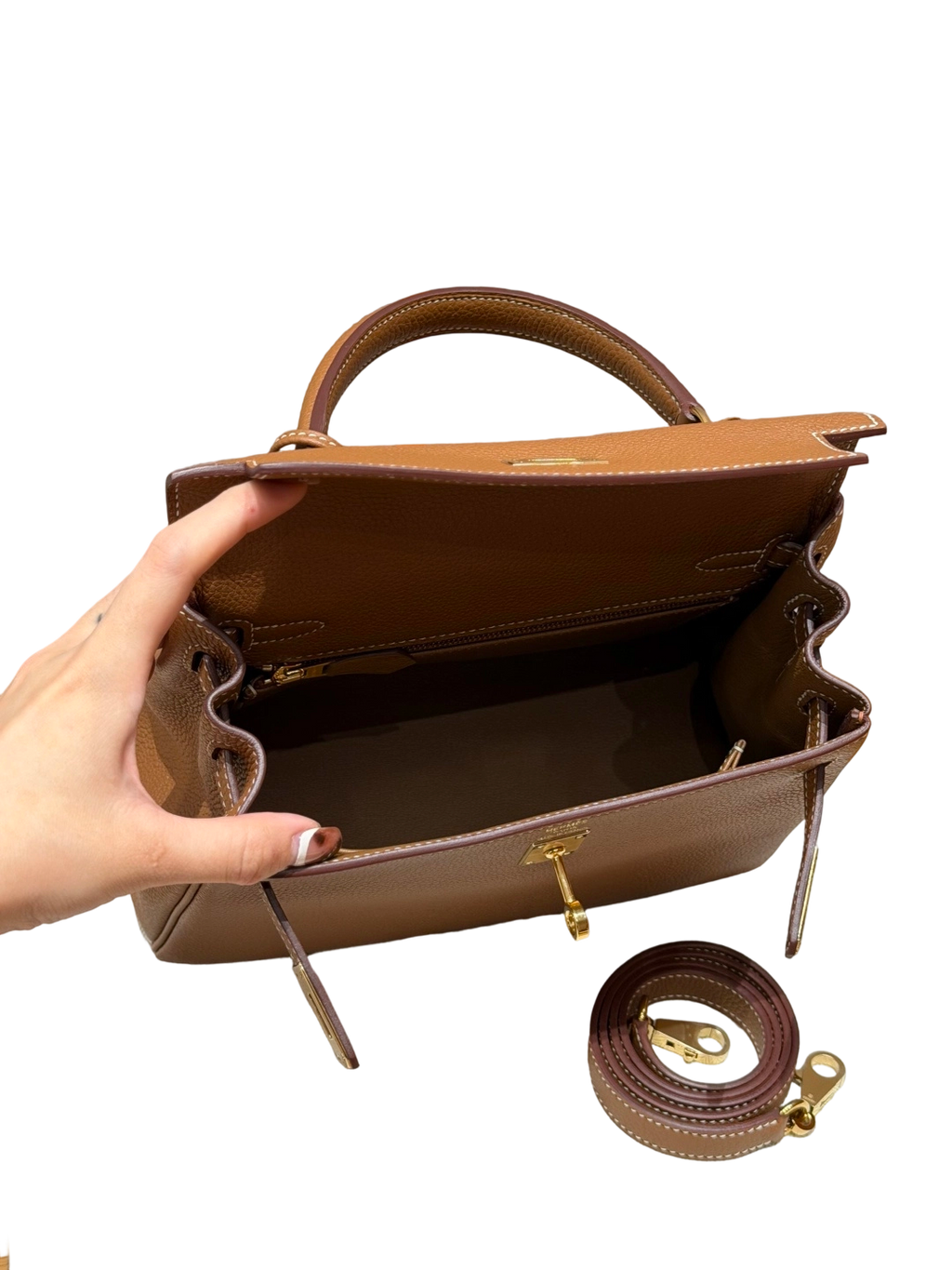 Kelly  Togo – Gold Brown | Gold-Plated