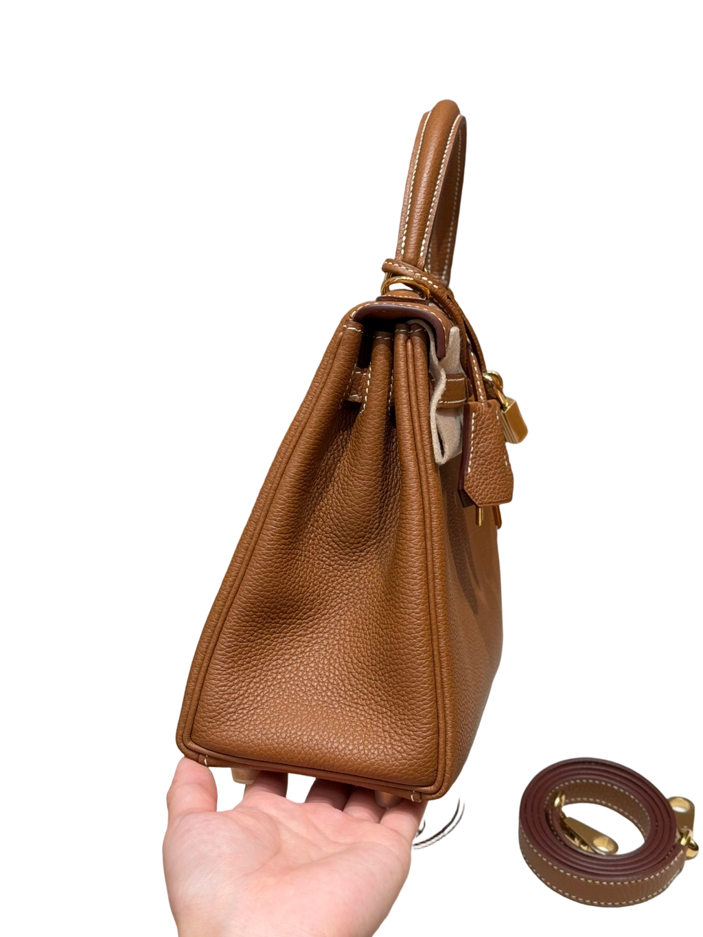 Kelly  Togo – Gold Brown | Gold-Plated