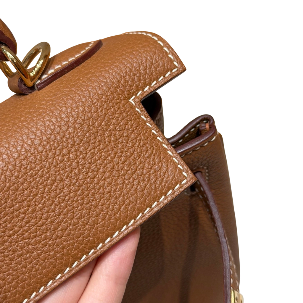 Kelly  Togo – Gold Brown | Gold-Plated