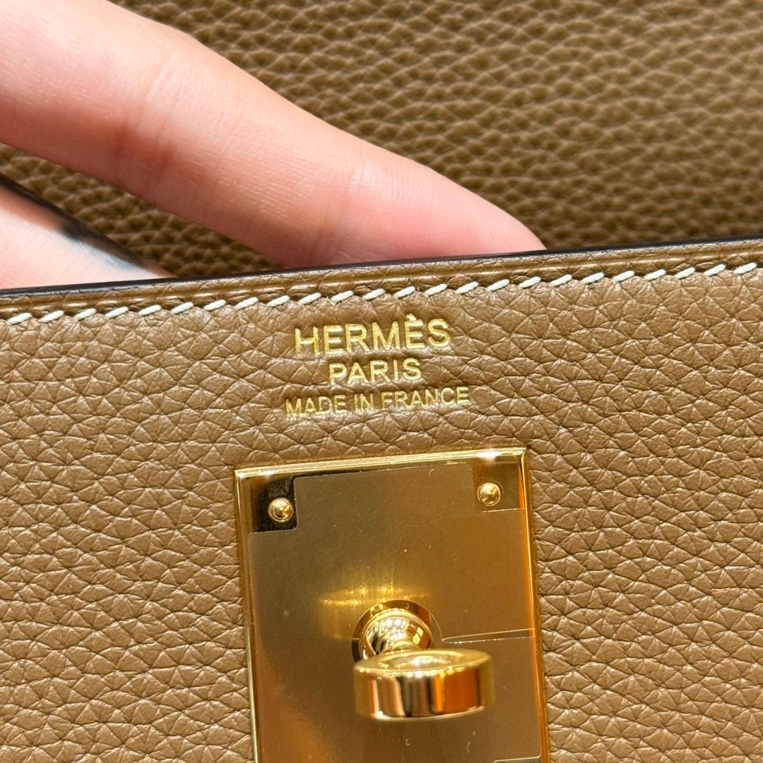 Kelly  Togo – Chestnut Brown | Gold-Plated