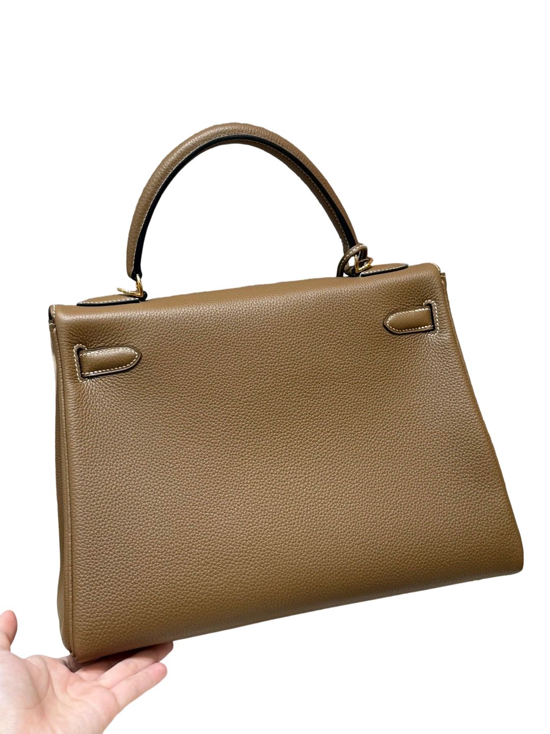 Kelly  Togo – Chestnut Brown | Gold-Plated
