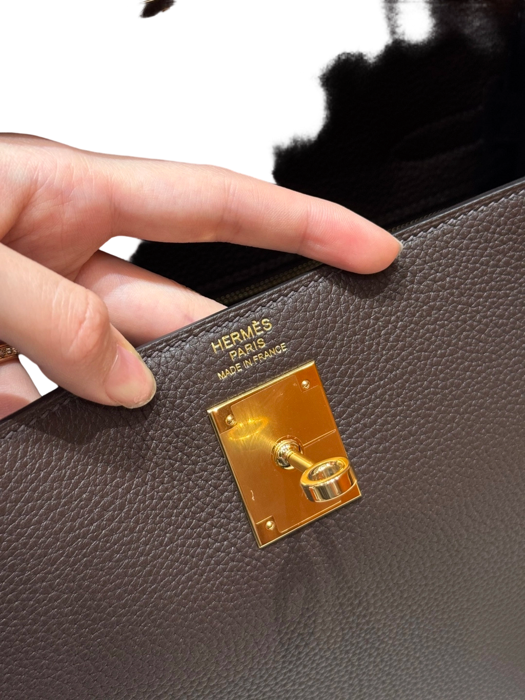 Kelly  Togo – Chocolate Brown | Gold-Plated