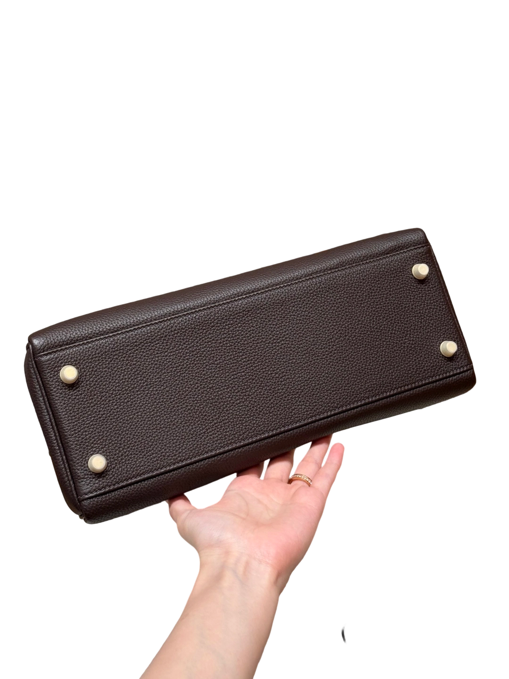 Kelly  Togo – Chocolate Brown | Gold-Plated