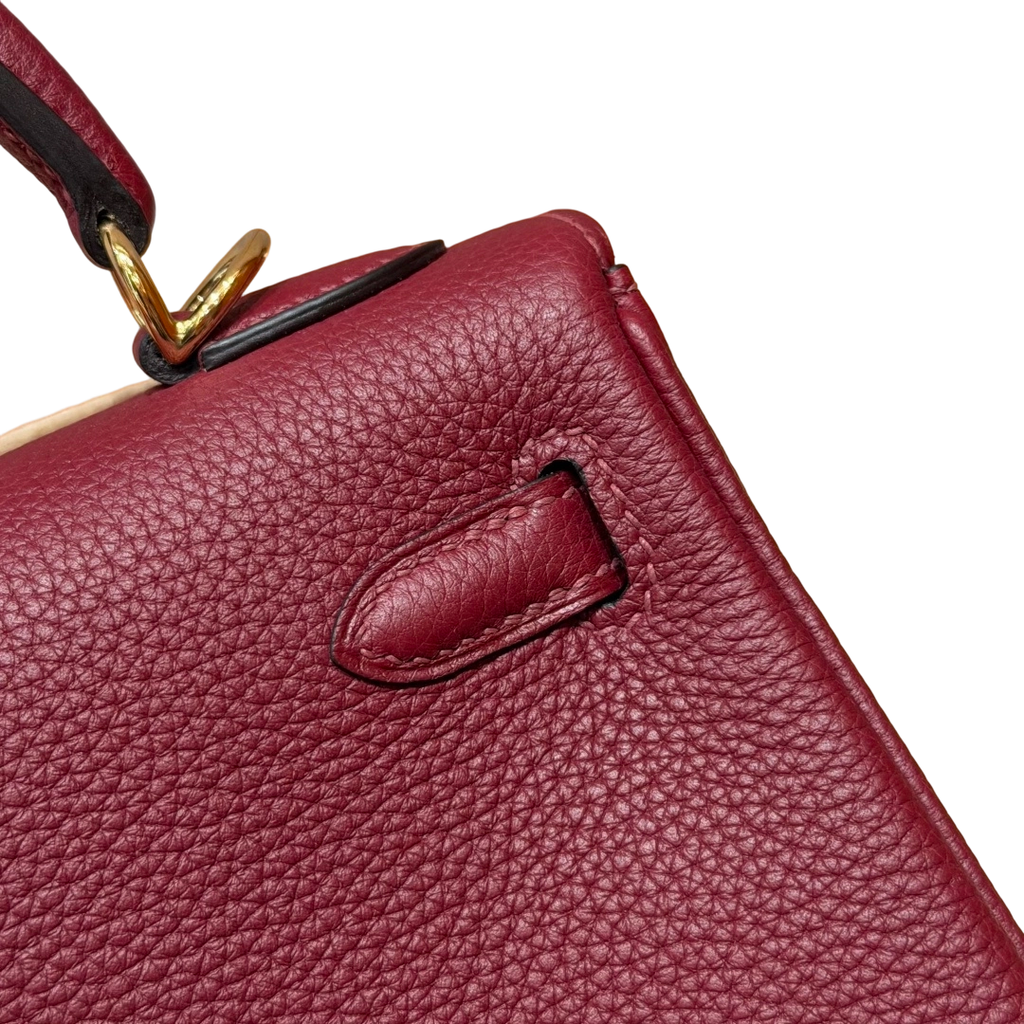 Kelly  Togo – Hermès Red | Gold-Plated
